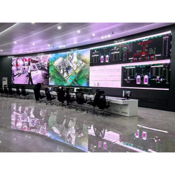 60.75 m2 COB P0.9 LED Monitoring Display Wall System